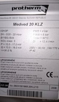 Protherm Medved 20 KLZ