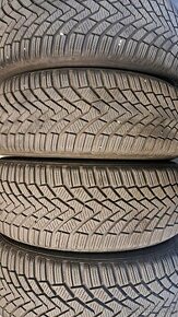 Predám 4ks jazdené zimné 205/55r16-91H Continental - 1