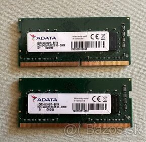 2x8GB (16GB) ADATA DDR4 SO-DIMM 2400MHz RAM - 1