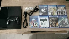 PS4 s 500GB HDD + príslušenstvo a 7 originálnych hier - 1