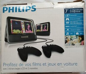 Predám DVD prehrávač s hernou konzolou do auta Philips