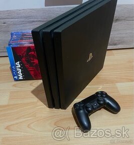 Sony Ps4 pro 1TB + 1 ovládač dualshock 4 + 11 hier