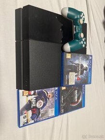 PS4 - Sony PlayStation 4 500GB, jet black CUH-1004A+ hry