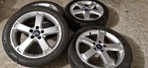 Predám alu. disky Ford 5x108 R17 + letné pneu 205/50 R17