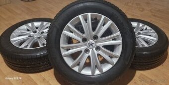 Predám letnú sadu alu. Disky Peugeot 301, 4x108 ,185/65 R15