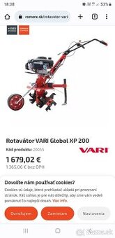 Rotavátor VARI Global XP 200