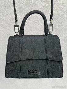 Väčšia Crossbody kabelka Karl Lagerfeld - denim - 1