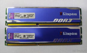 DDR3 4GB /2x 2GB/ 1333MHz Kingston HyperX