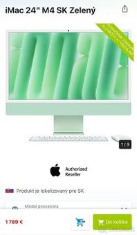 Imac 24” M4 zelený