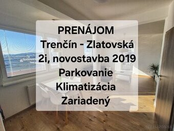 Prenájom-2 Izbový byt, novostavba, parkovanie, klimatizácia