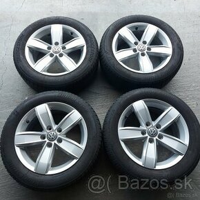 16"Elektróny originál Volkswagen 5x112 letné 205/55 R16 - 1