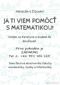 Doučovanie matematiky prezenčne v Bratislave aj online