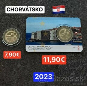 2€ pamätné mince - Chorvátsko