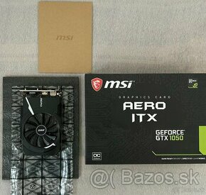 Predám grafickú kartu MSI GTX 1050 AERO ITX 2G OCV1