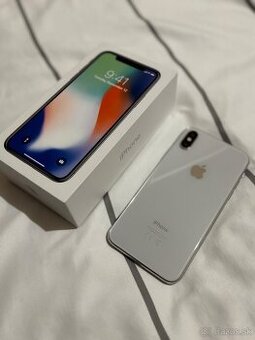 Iphone X, silver, 256GB