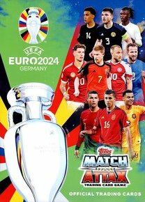 Euro 2024 Topps match attax kartičky
