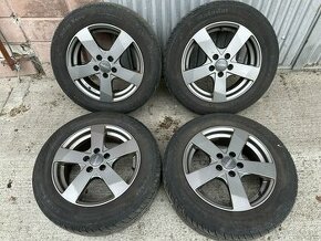 15" Elektrony 5x100 so zimnymi pneu 185/65 R15