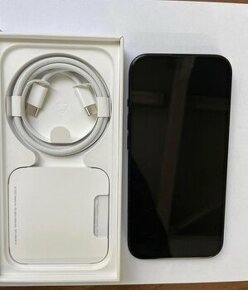 iPhone 15 128GB Black 100% Zdravie baterky