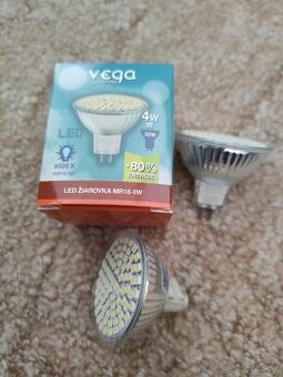 LED žiarovky Vega 4W 2ks