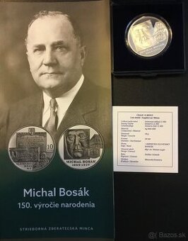 2019/10€ - Michal Bosák - 150. výročie narodenia - PROOF