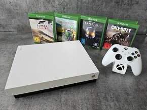 Xbox One X 1TB biele, ovládač, 4 hry -CoD, Forza, Farming.. - 1