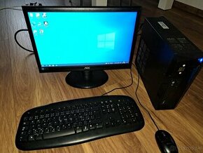 Mini itx PC komplet pc+lcd monitor original Windows 10 pro