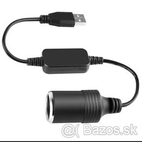 Zásuvka auto zapaľovača usb adaptér