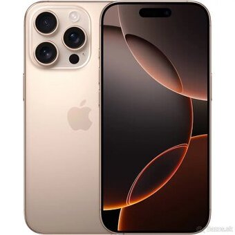 iPhone 16 pro púštny titan