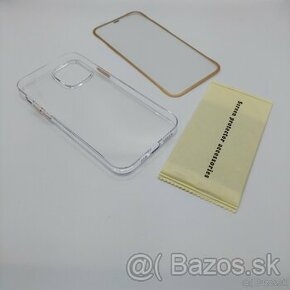 iPhone 12/12 Pro... Pouzdro průhledné + ochranné sklo (nové) - 1