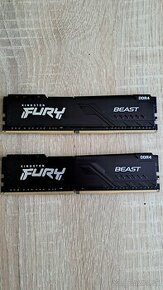 Kingston FURY 16gb (2x8gb) DDR4 2666MHz CL16 Beast black