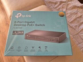 POE Gigabit switch TP-link úplne nový