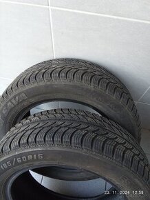 Predám 2ks zimné pneu 185/60 R 15 sava