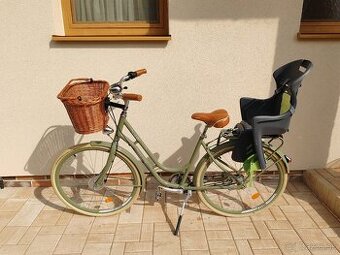 Dámsky bicykel Kenzel s detskou cyklosedačkou