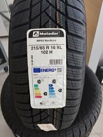 Predám pneu 215/65R16 102H Matador zimné