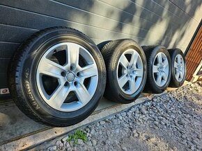 Alu Disky AUDI 5x112+ Celoročné PNEU 225/55 R16 Hankook