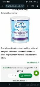 Umelé mlieko Nutrilon Allergy Digestive Care