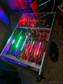 Predám kompletný mining rig s 6ks NVIDIA GTX 1080Ti