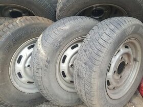 Predám disky s pneumatikami 165/80 R13 zo Škody 120