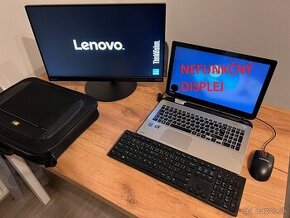 Toshiba Satellite L50-B-175 gold + Lenovo ThinkVision T23i