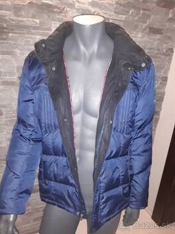 Zimna bunda tmavomodra TOMMY HILFIGER velkosť XL