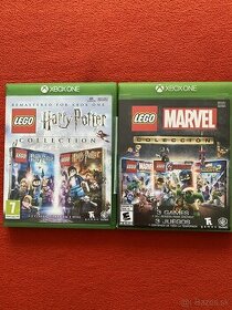 PREDÁM hry LEGO MARVEL + LEGO Harry Potter