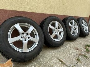 Obuté Alu disky 5x112 R17 zimné pneumatiky.