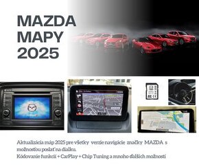 Aktualizácia navigácie MAZDA Mapy 2024 / 2025 SD KARTA