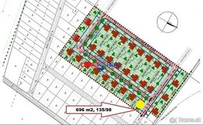 Stavebný pozemok v obci Miloslavov, 696 m2 - Nová lokalita, 