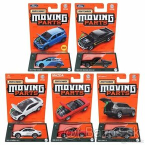 Matchbox Moving Parts - Focus, Mustang, Mazda RX7, ...