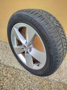 Originál zimné komplety Škoda Karoq 215/55R17 - 1