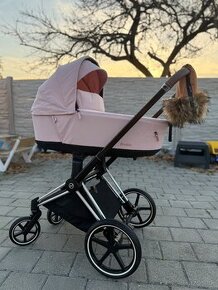 Peach pink cybex 2-kombi