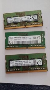 3x 4gb modul DDR4 pre notebook, kus 6eur,alebo ako celok 15e