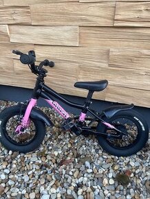 GHOST Powerkid 12 Metallic Black/Pearl Pink Gloss