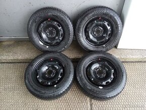 Predám zimné pneu z diskami 165/70 R14-5x100